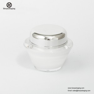 Vaso cosmetico acrilico vuoto rotondo di lusso HXL223