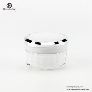 HXL227A vaso cosmetico acrilico vuoto rotondo di lusso