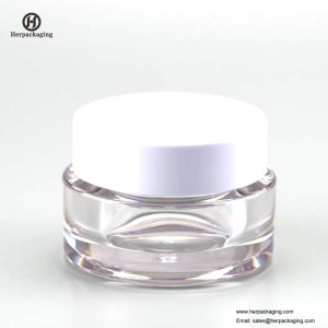 HXL237A vaso cosmetico acrilico vuoto rotondo di lusso