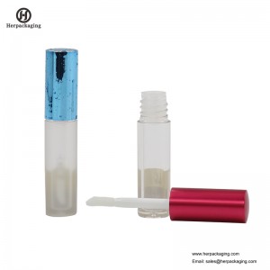 HCL307 Tubi trasparenti lip gloss vuoti in plastica per prodotti cosmetici di colore floccati applicatori lip gloss