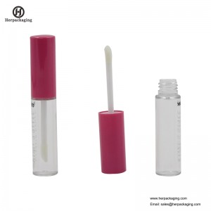 HCL310 Tubi trasparenti lip gloss vuoti in plastica per prodotti cosmetici di colore floccati applicatori lip gloss